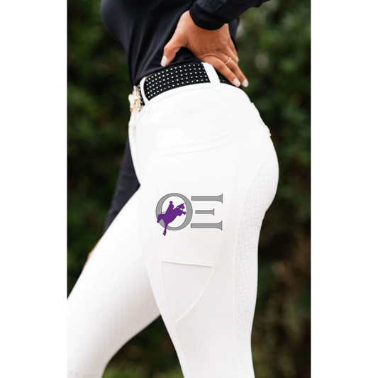 Outrageous Equestrian Ladies White Knee Patch Breeches